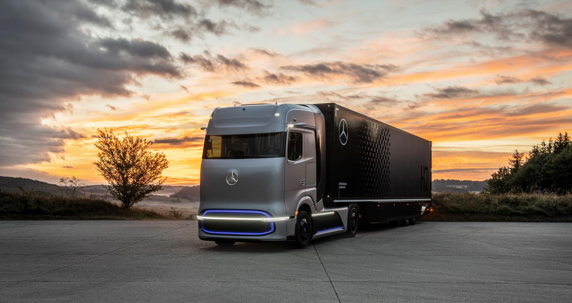 预计续航1000公里奔驰genh2燃料电池概念车即将推出