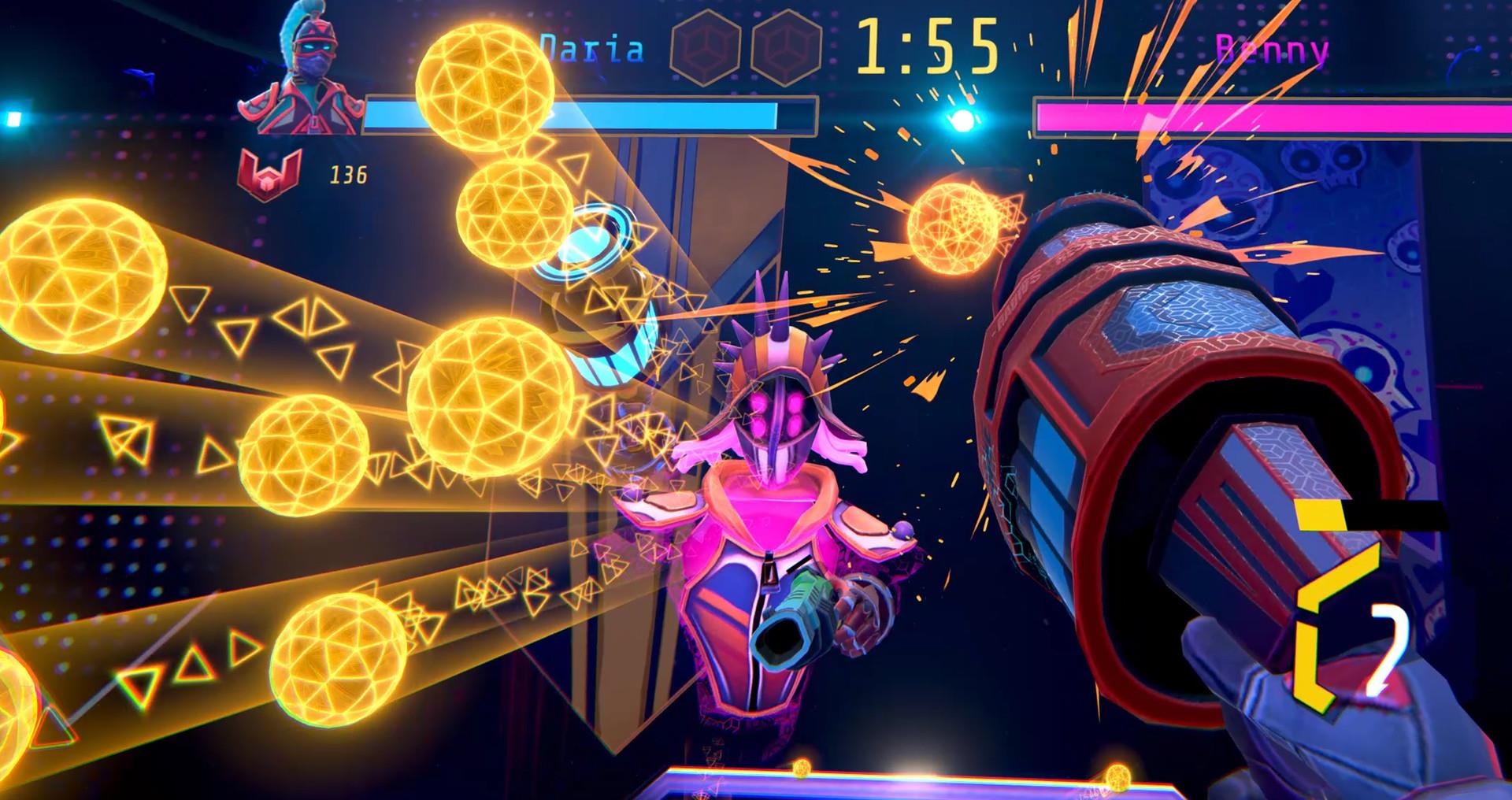 来互射啊vr射击格斗游戏blaston将登陆steam