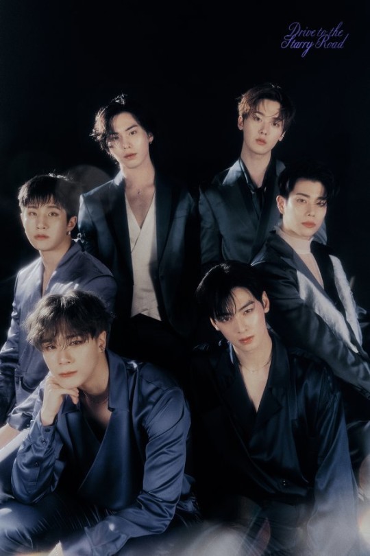 韩国男团astro公布新专辑完全体宣传照