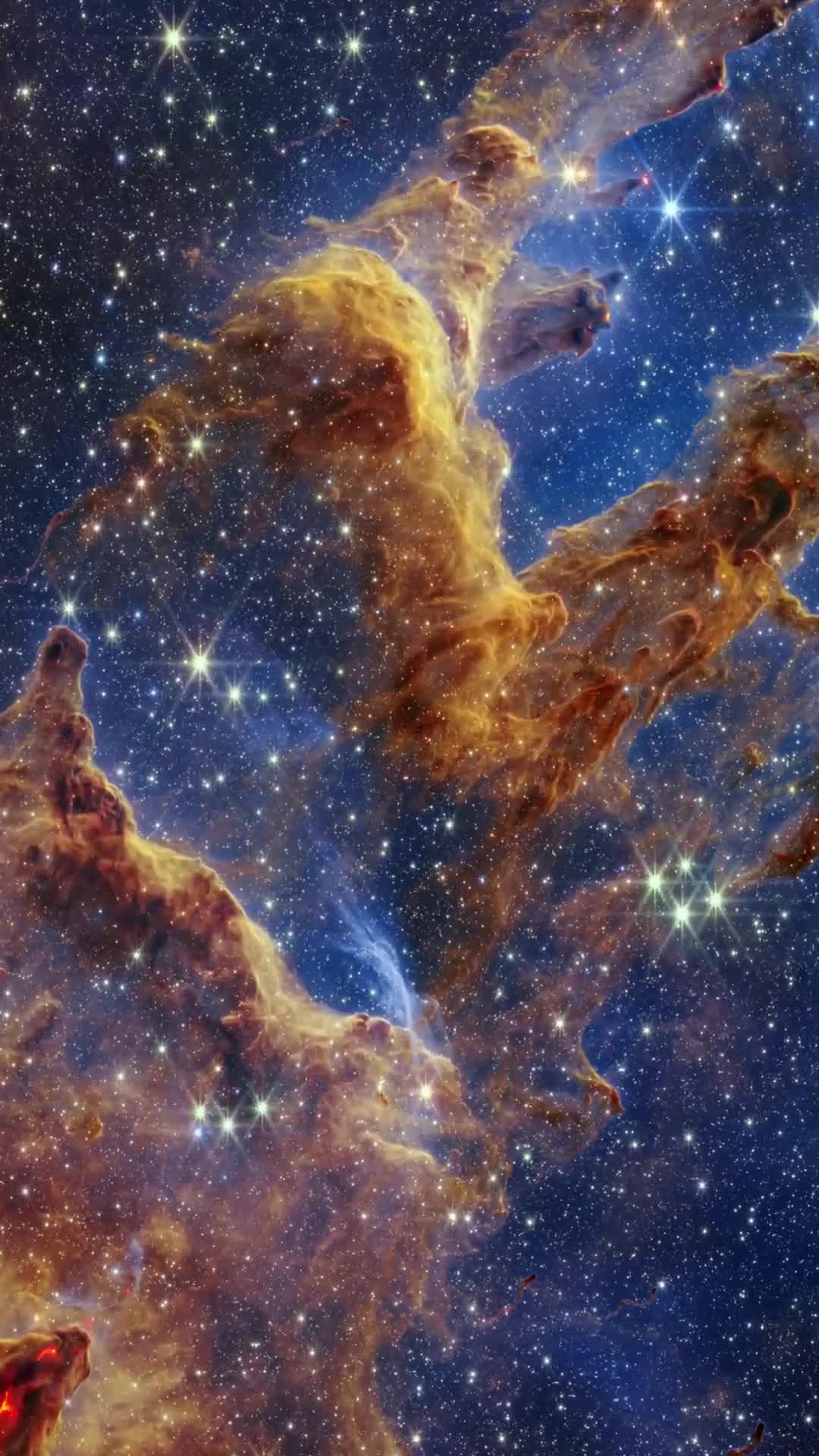 詹姆斯韦伯望远镜观察创造之柱