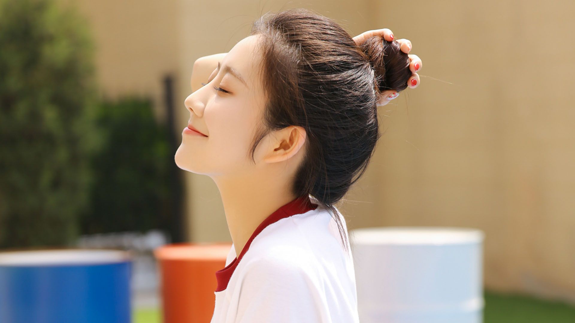 喜欢看丸子头的女生,感觉很特别