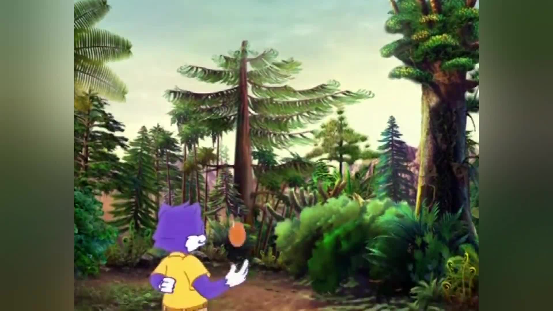 蓝猫淘气:蓝猫真是太倒霉,被恐龙戏耍个没玩,气的一肚子火