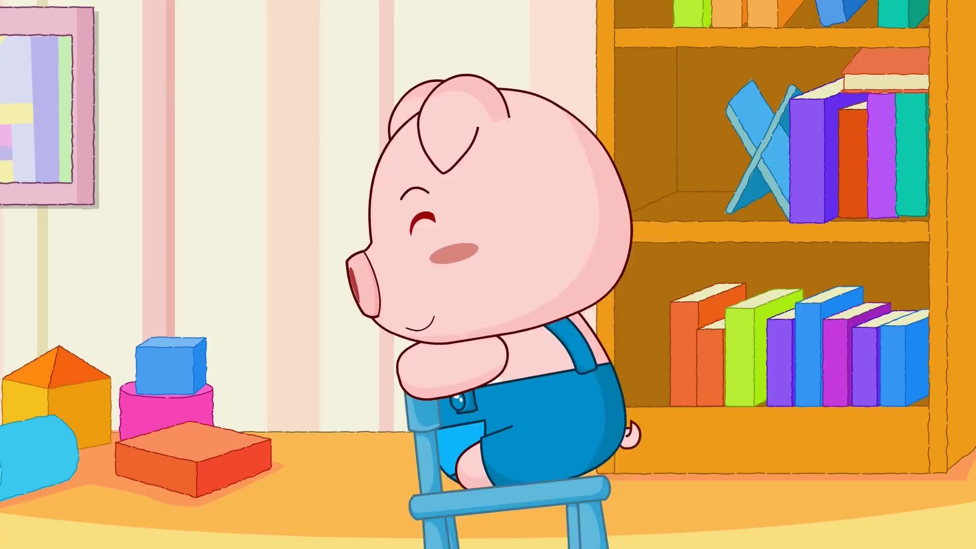 兔小贝安全教育动画椅子当马骑危险易受伤