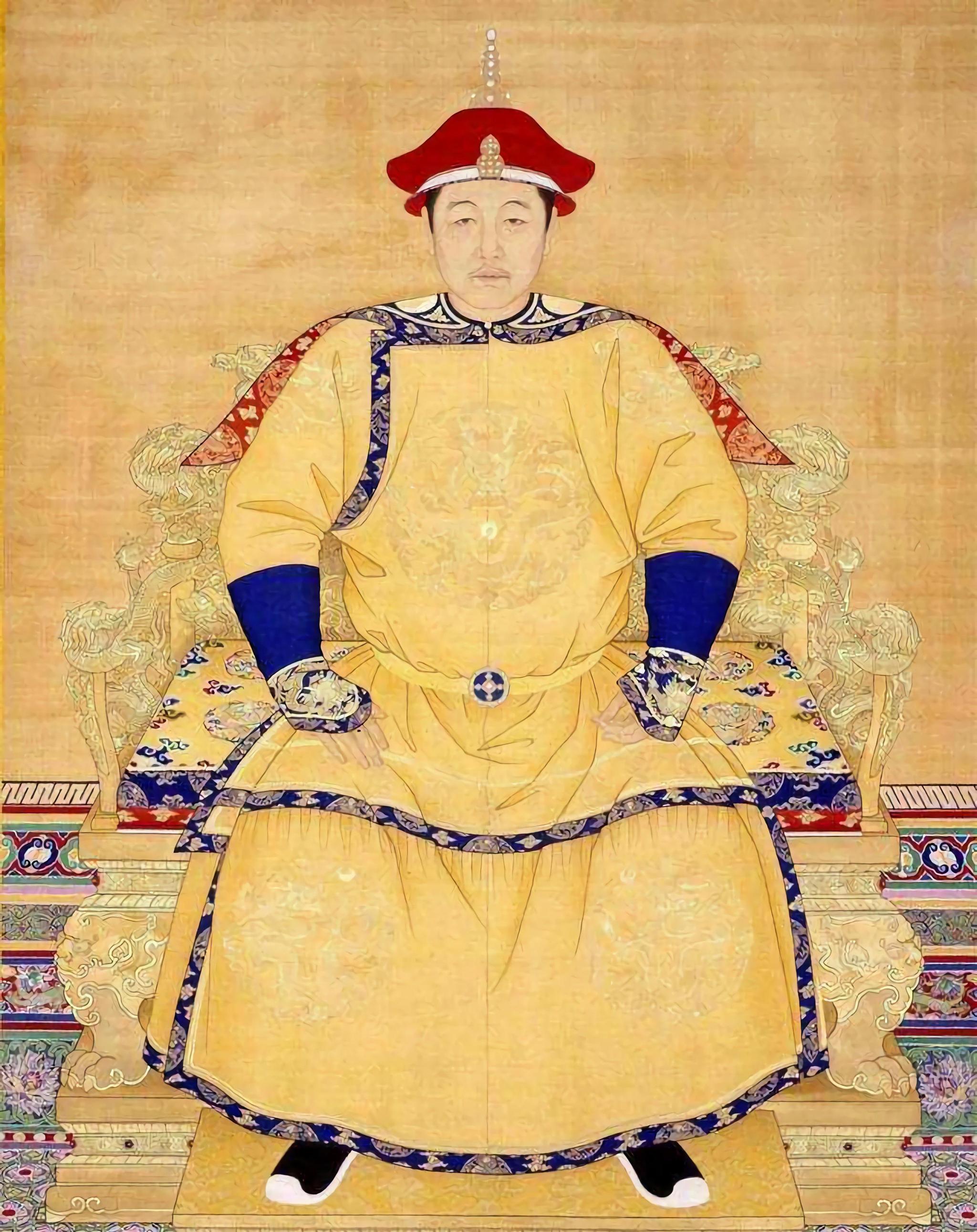 顺治皇帝画像春雨敲竹叶,瑞雪立梅梢.大治和鄂鄂的小四来到了人世间.