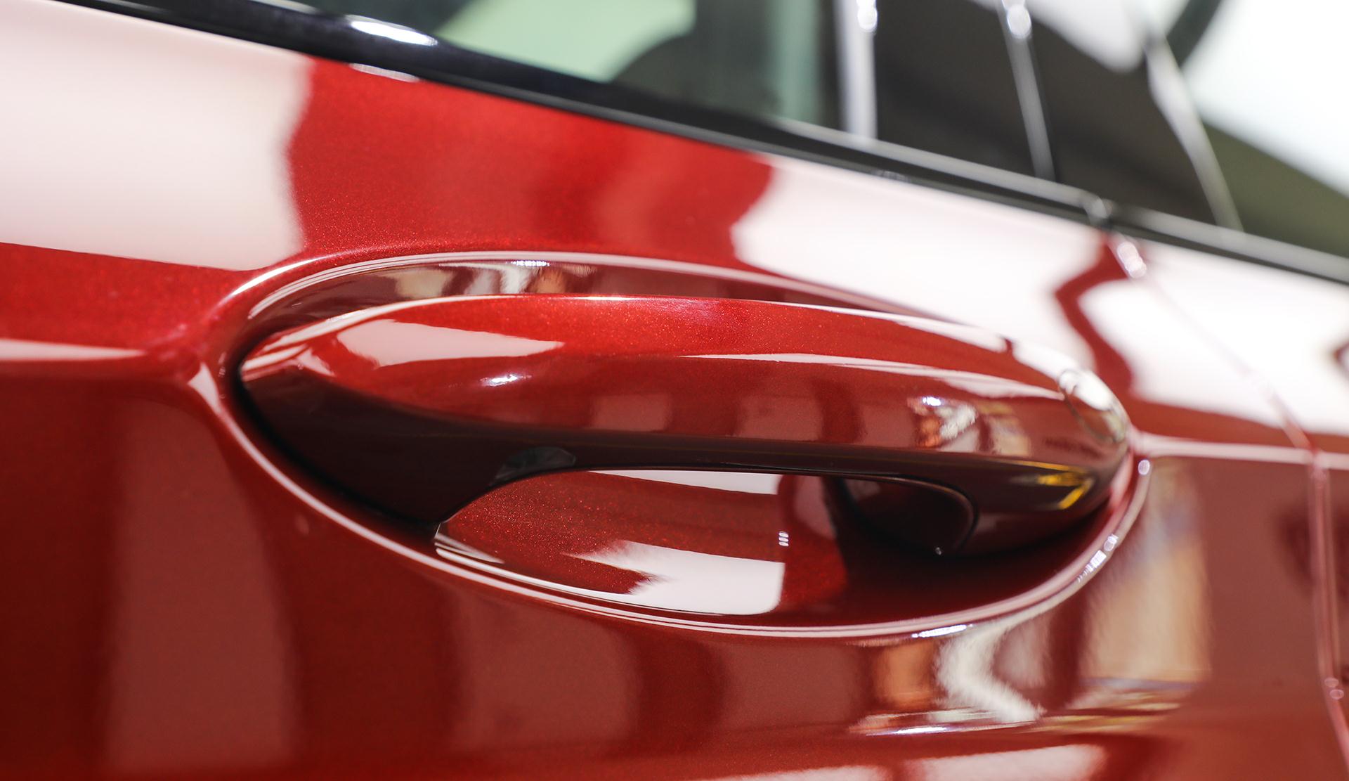 威固车衣宝马x4弗拉门科红颜色非常好看车漆保护起来