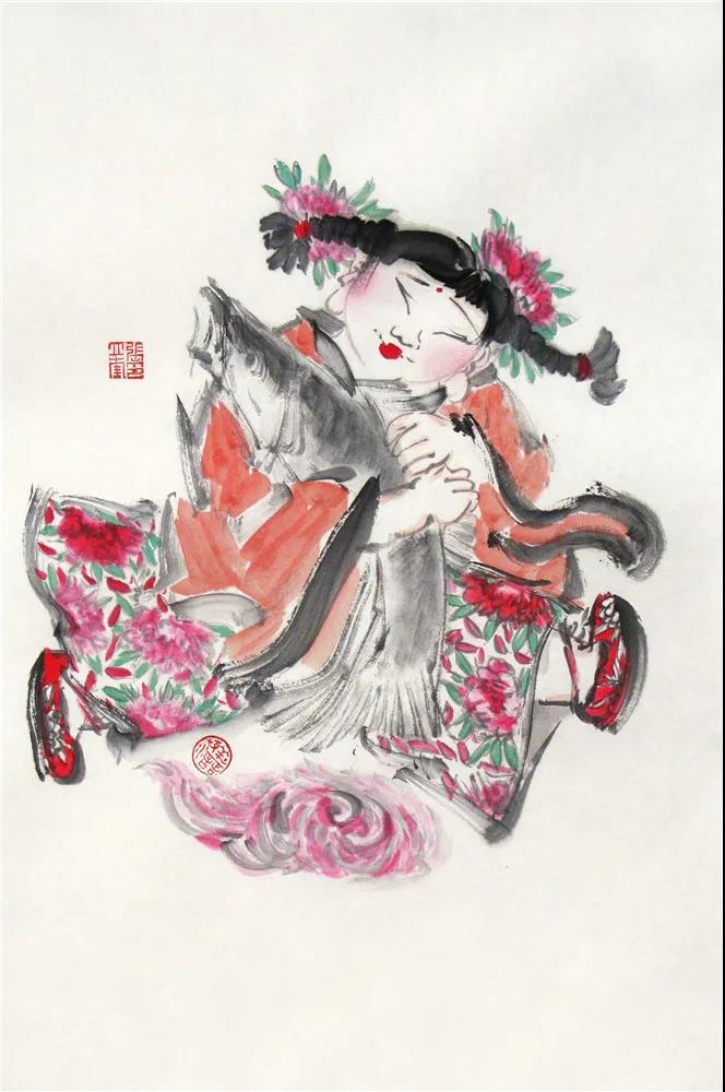 张立奎国画作品欣赏