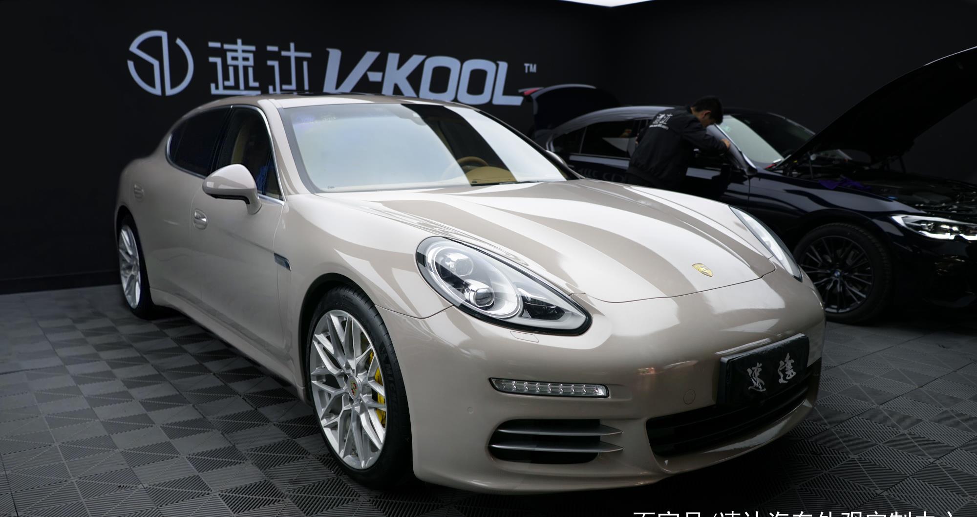 保时捷帕拉梅拉改色默卡米,强劲的性能外粉嫩嫩|帕拉梅拉|保时捷|车漆