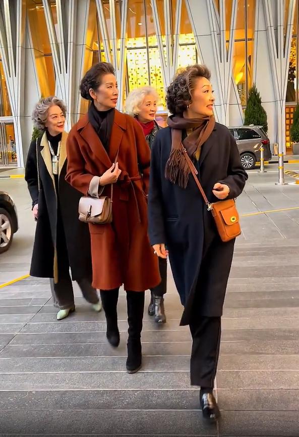 老年人穿搭就服这几位时尚奶奶精致优雅大气时髦又显年轻