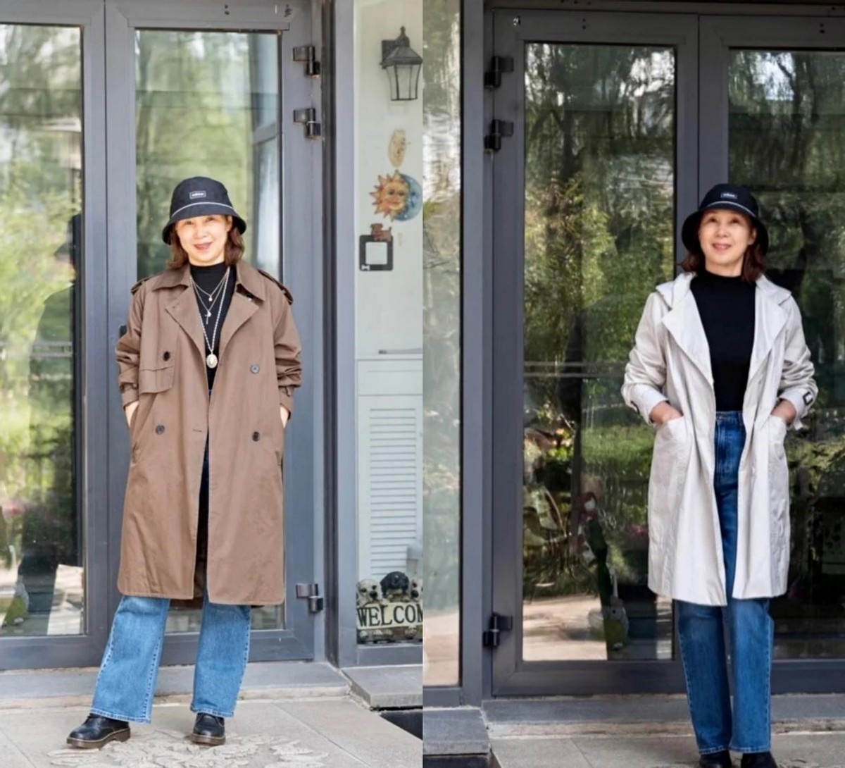 老年人冬季怎么穿才时髦,学学这位65岁的博主,搭配洋气不显老|运动裤