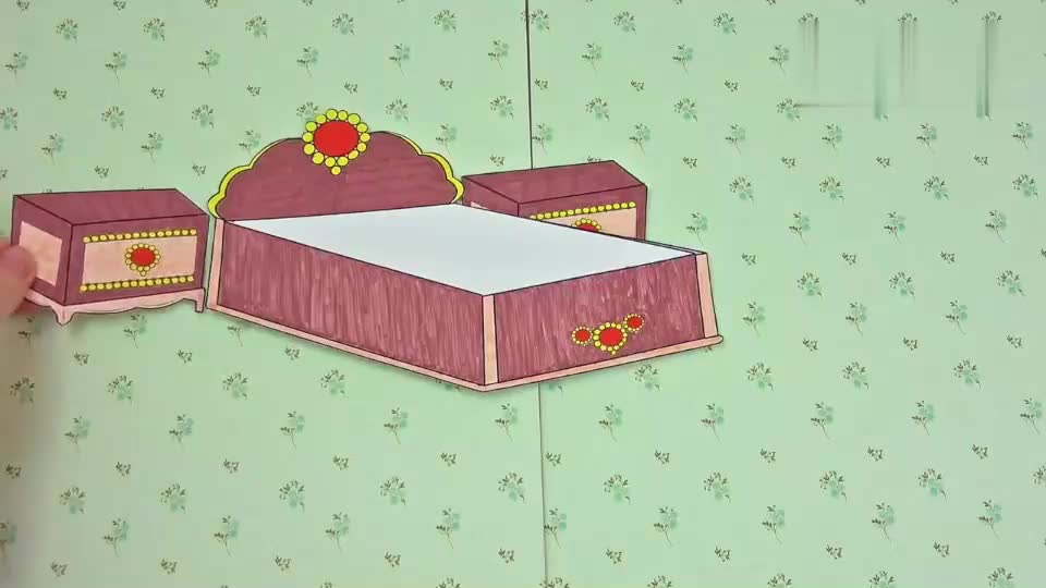 像变魔术一样变出卡纸娃娃的衣服,手工卡纸房间还可以这样做