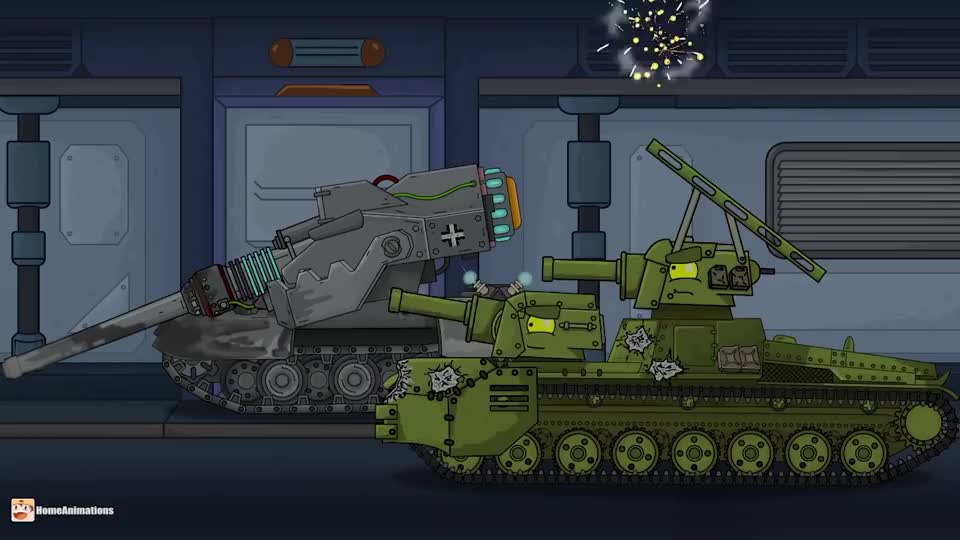 坦克动画:复活kv-6黑冠