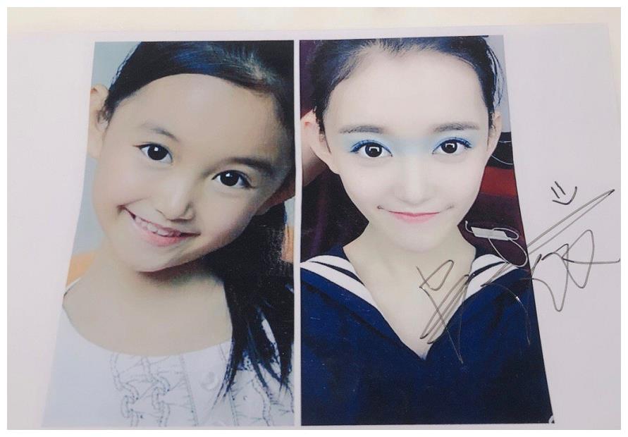 蒋依依"童年签名照"被疯传,看清她的字体,一般人模仿不来!