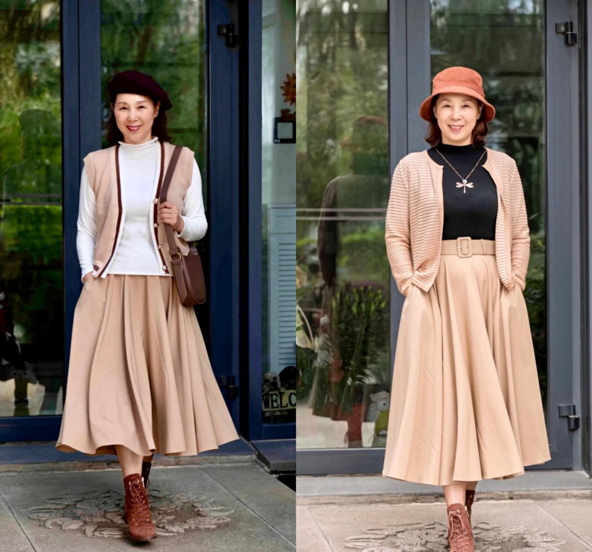 学习的不仅是他们的一些搭配模式,更是要模仿她们的穿衣精髓,也就是一