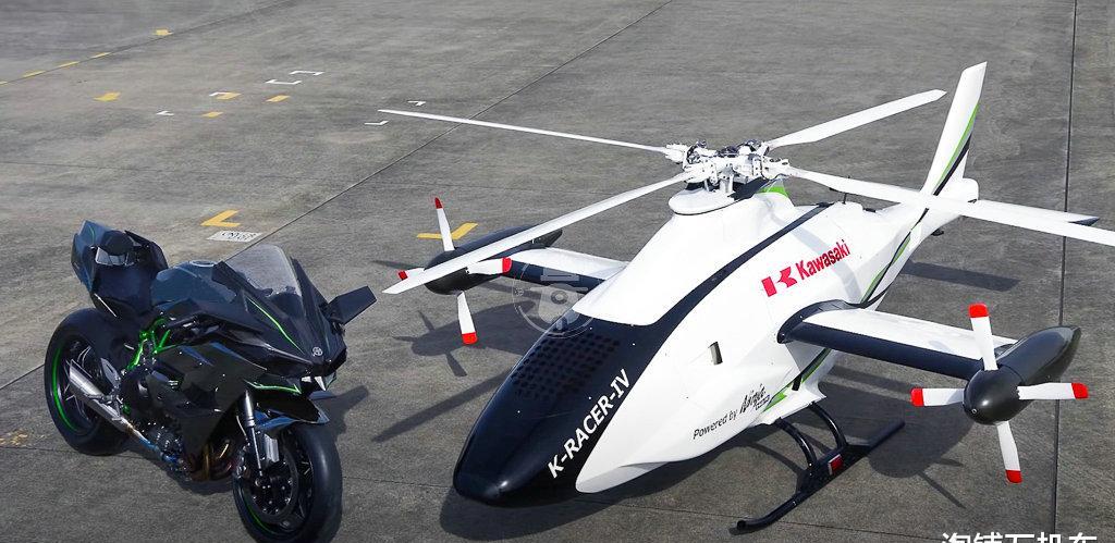 搭载h2r同款发动机川崎高速无人直升机试飞成功