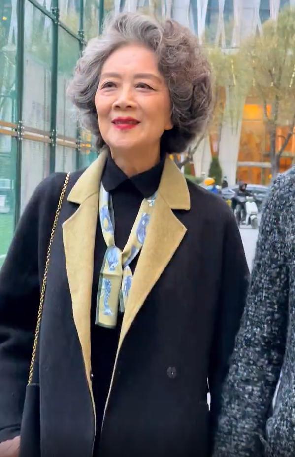老年人穿搭就服这几位时尚奶奶精致优雅大气时髦又显年轻