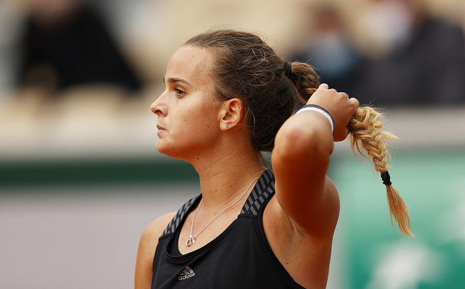 中国金花张帅2-0淘汰小将布雷尔,生涯首进法网女单16强