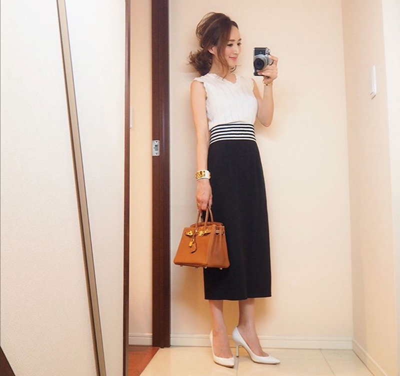 被38岁的辣妈星玲奈惊艳到了,156穿出高挑感,不仅时尚还很高级