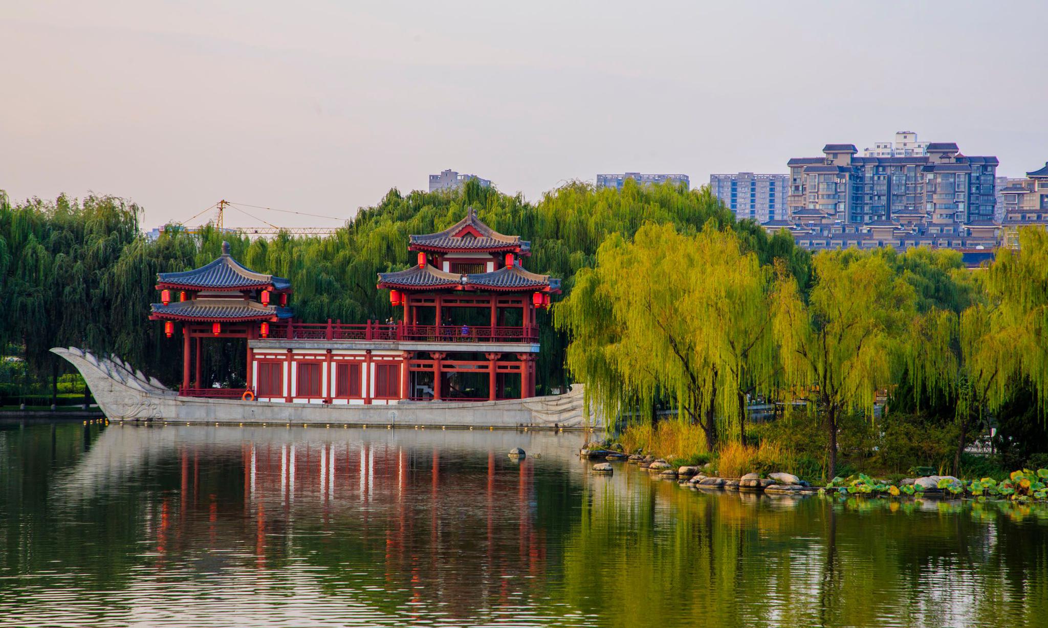 曲江池,西安一座历史悠久而又风景迷人的公园