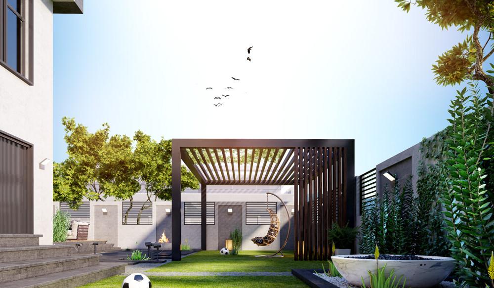 11款现代"庭院花园"设计:4个小技巧,助你打造最美小院儿