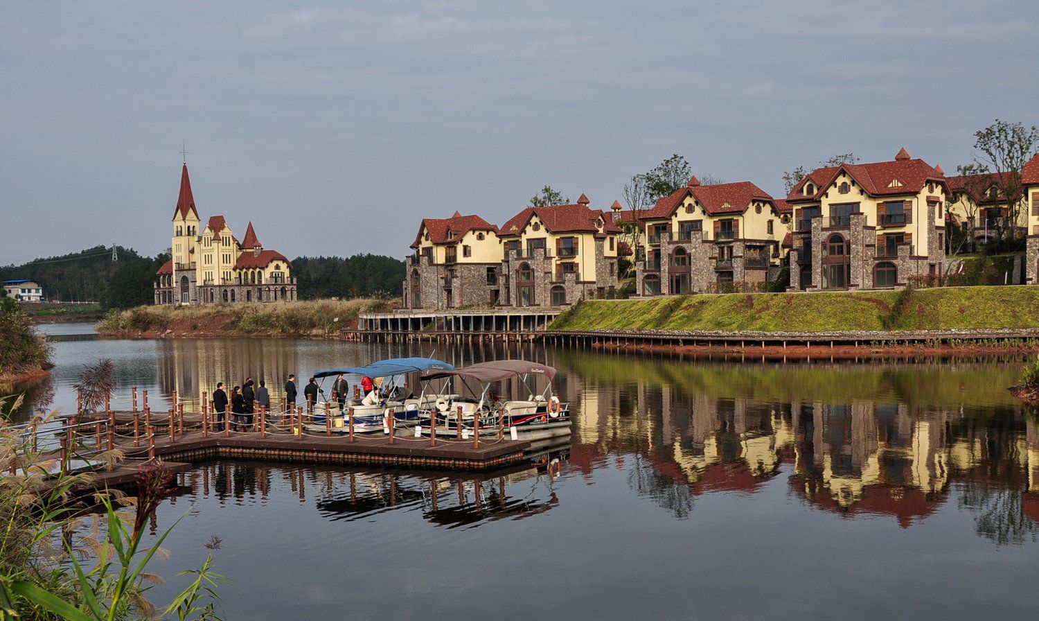 重庆景点:黎香湖瑞士风情小镇