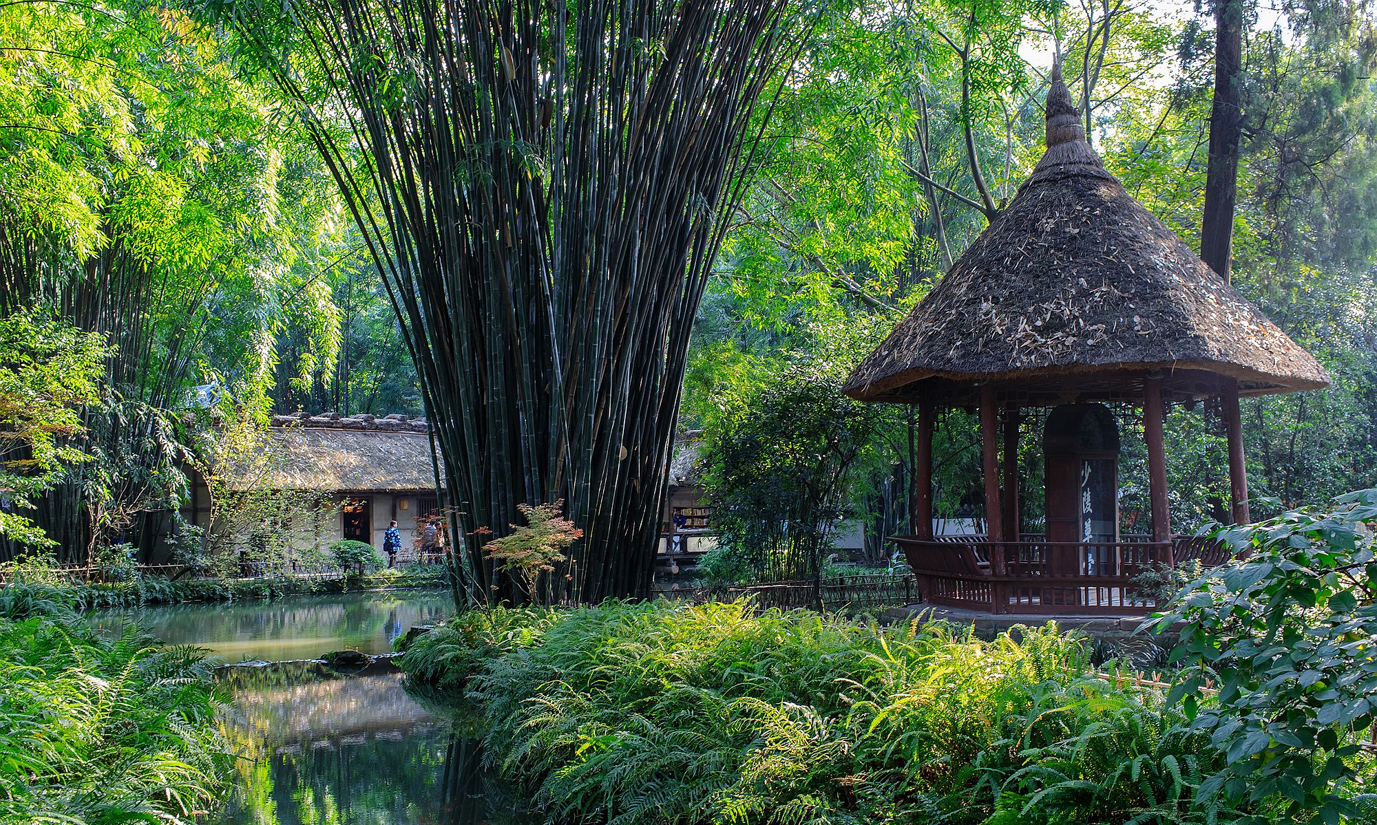 著名文化圣地成都杜甫草堂