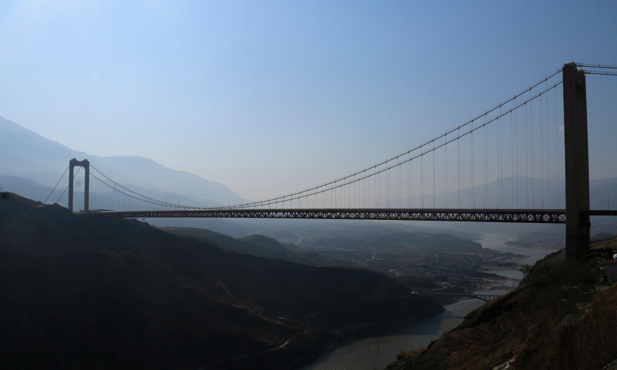 独特美丽的白鹤滩金沙江大桥_高清图集_新浪网