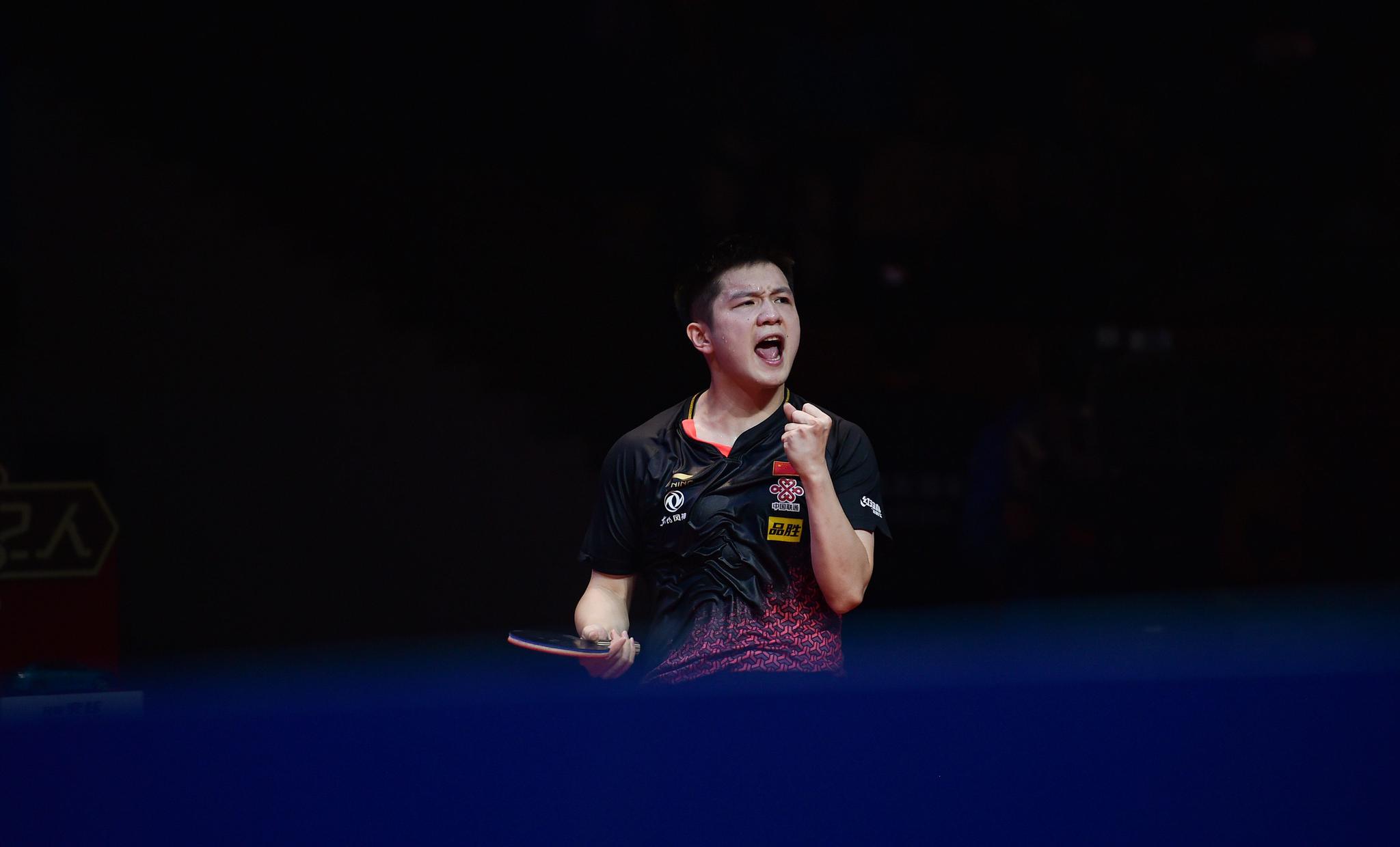 乒乓球——地表最强12人赛:樊振东胜许昕获得直通资格