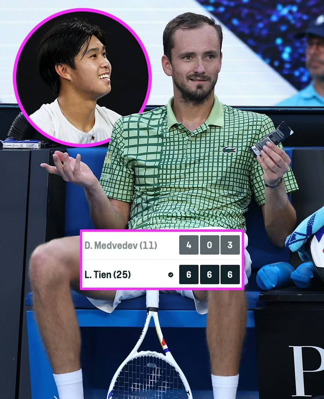 梅总吞蛋出局外界称被打出心理阴影，约维奇战萨巴要成为网坛最强