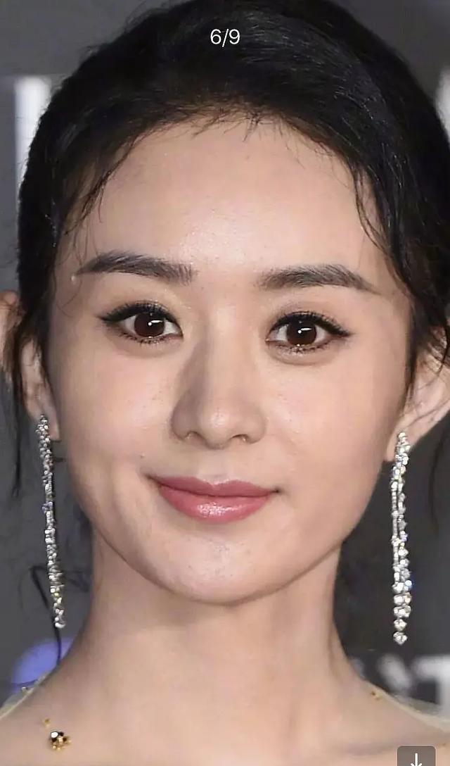 明星近距离生图严宽眉骨太优越了倪妮皮肤怼这么近看还是很好