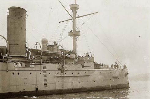 有故事的著名战舰清末海军第一舰海圻号巡洋舰