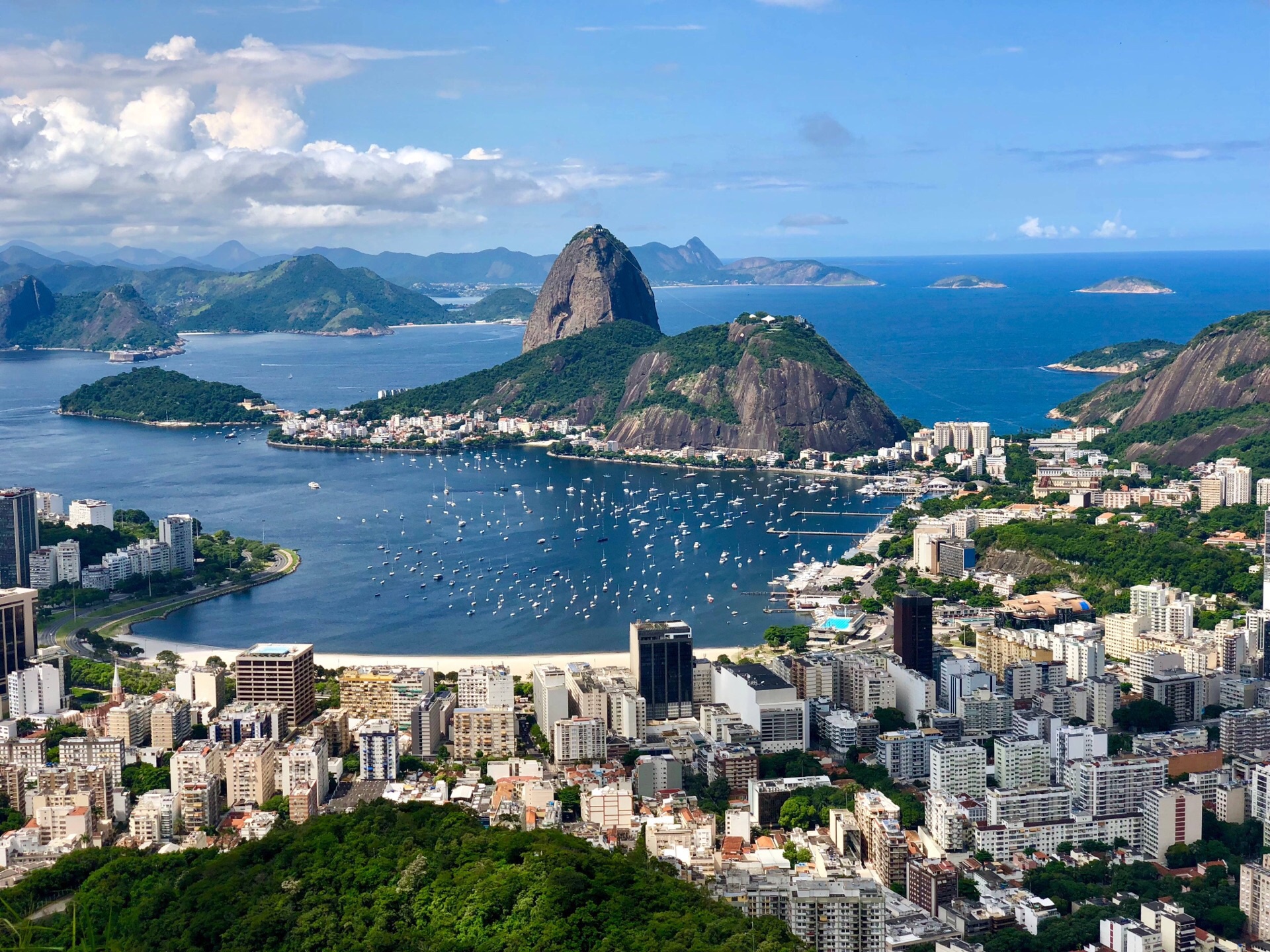 游览 南美 巴西 里约热内卢 糖面包山