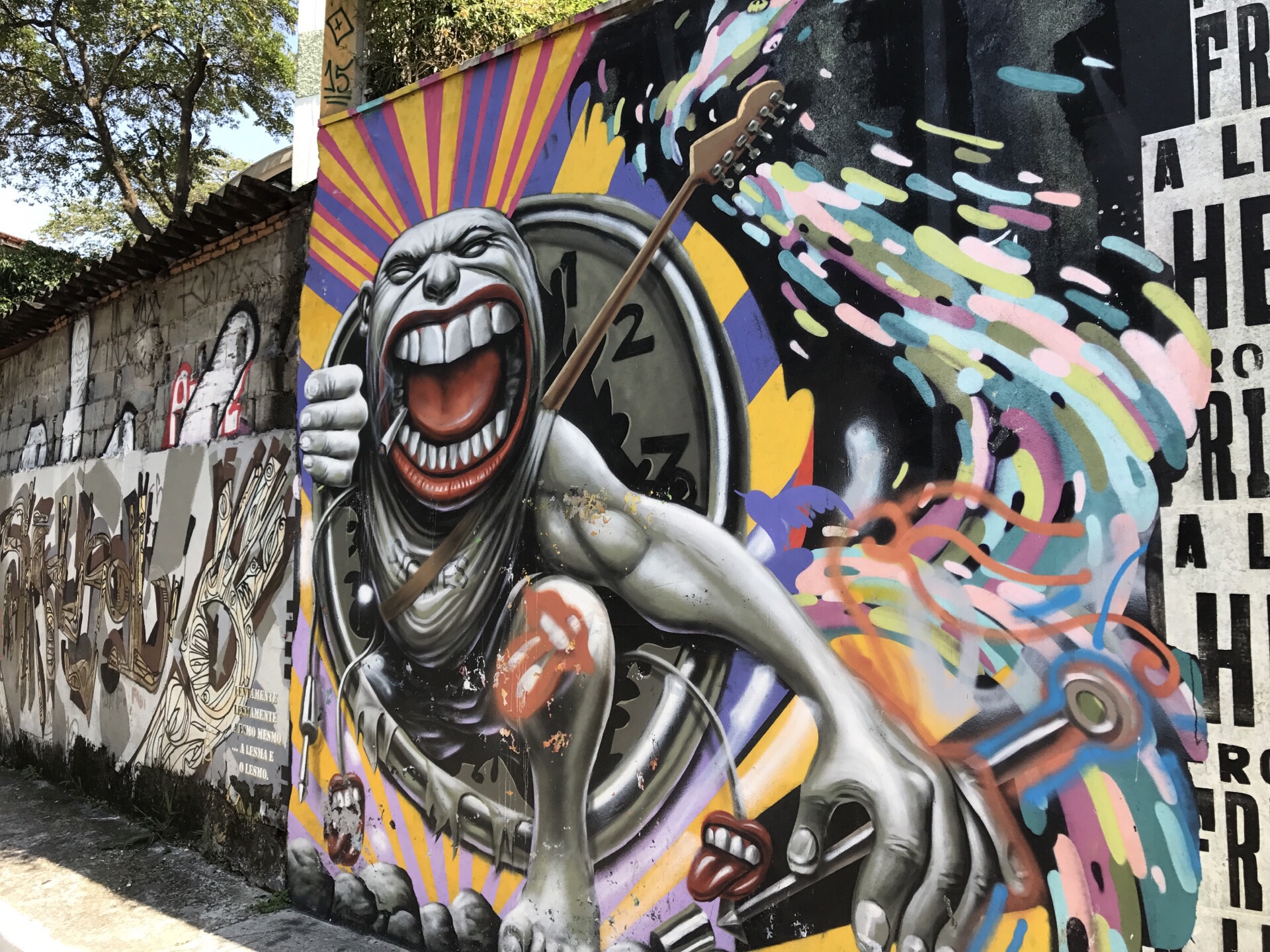 游览 南美 巴西 圣保罗 蝙蝠侠胡同