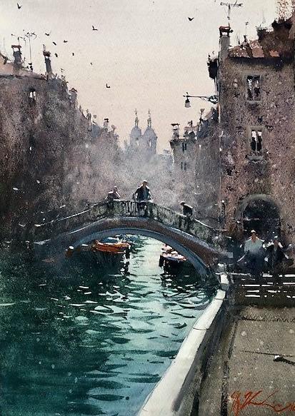 视觉的诗意,澳大利亚水彩艺术家约瑟夫的作品赏析|水彩|诗意|视觉