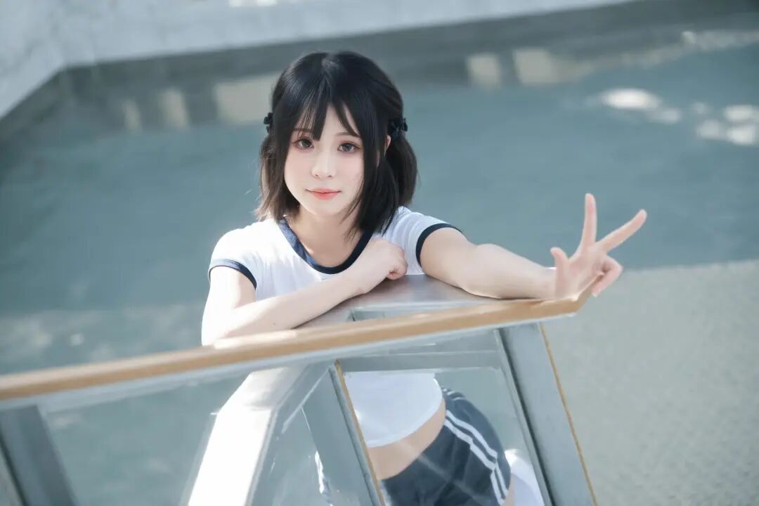 日系体操服可爱萌妹优雅青春唯美写真