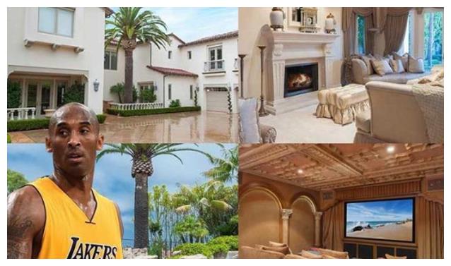 科比的豪宅再次曝光,小女儿坐在地上玩耍