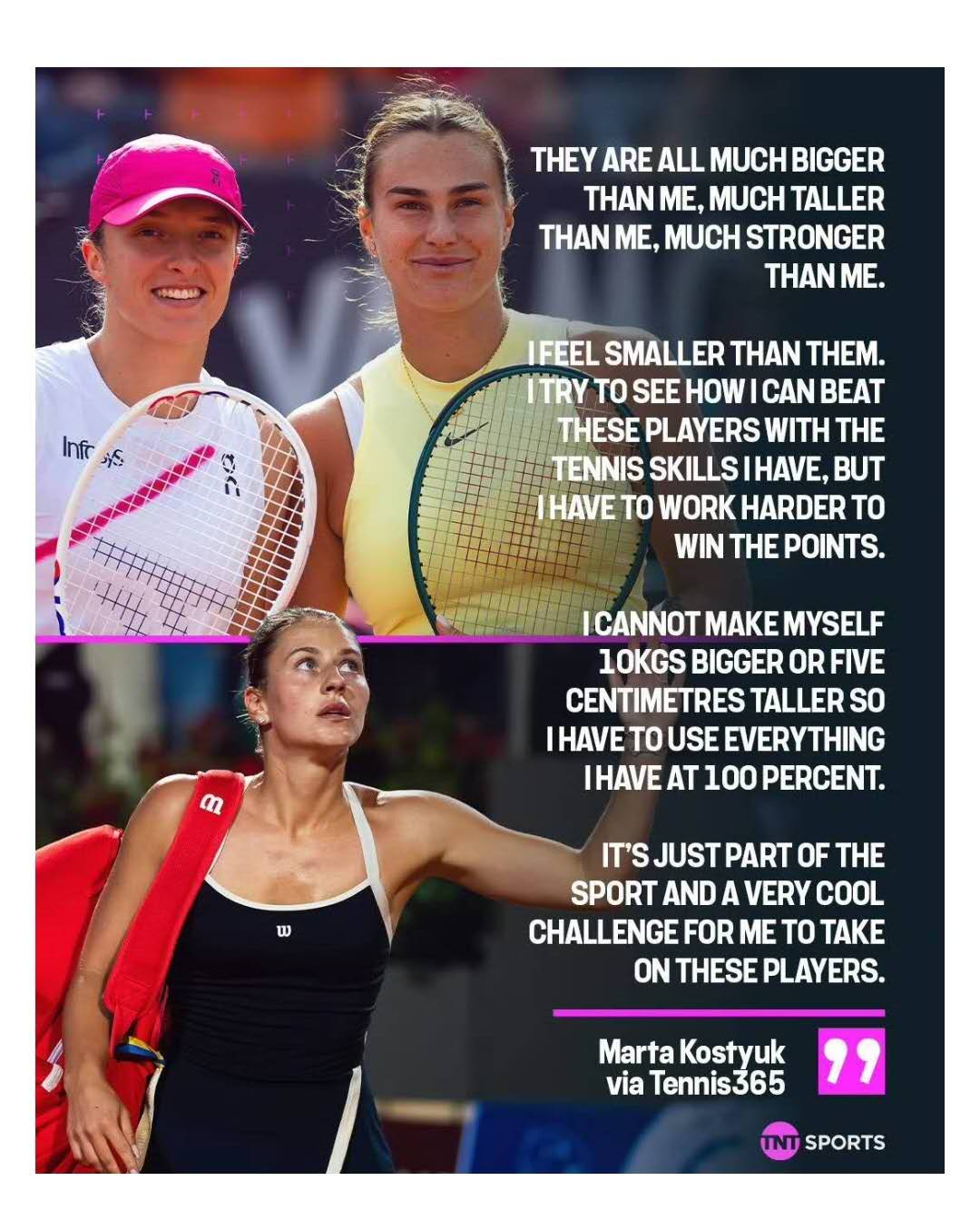 萨巴回应科斯秋克睾酮高言论：这只是借口，她的肌肉可比我多多了