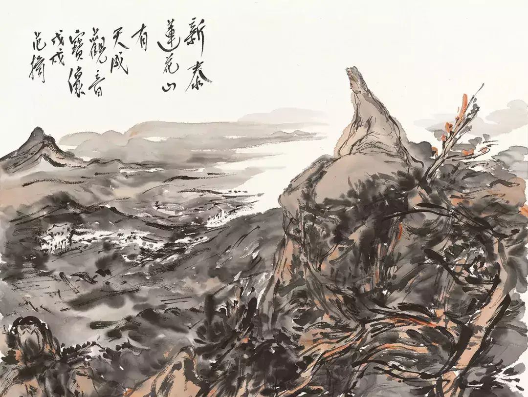 国家画院国画院副院长范扬山水画作品五赏析国家画院国画院副院长范扬