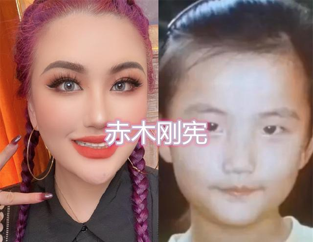 网红晒童年照艾比就是小男生邵雨轩从小跩赤木刚宪还挺清秀