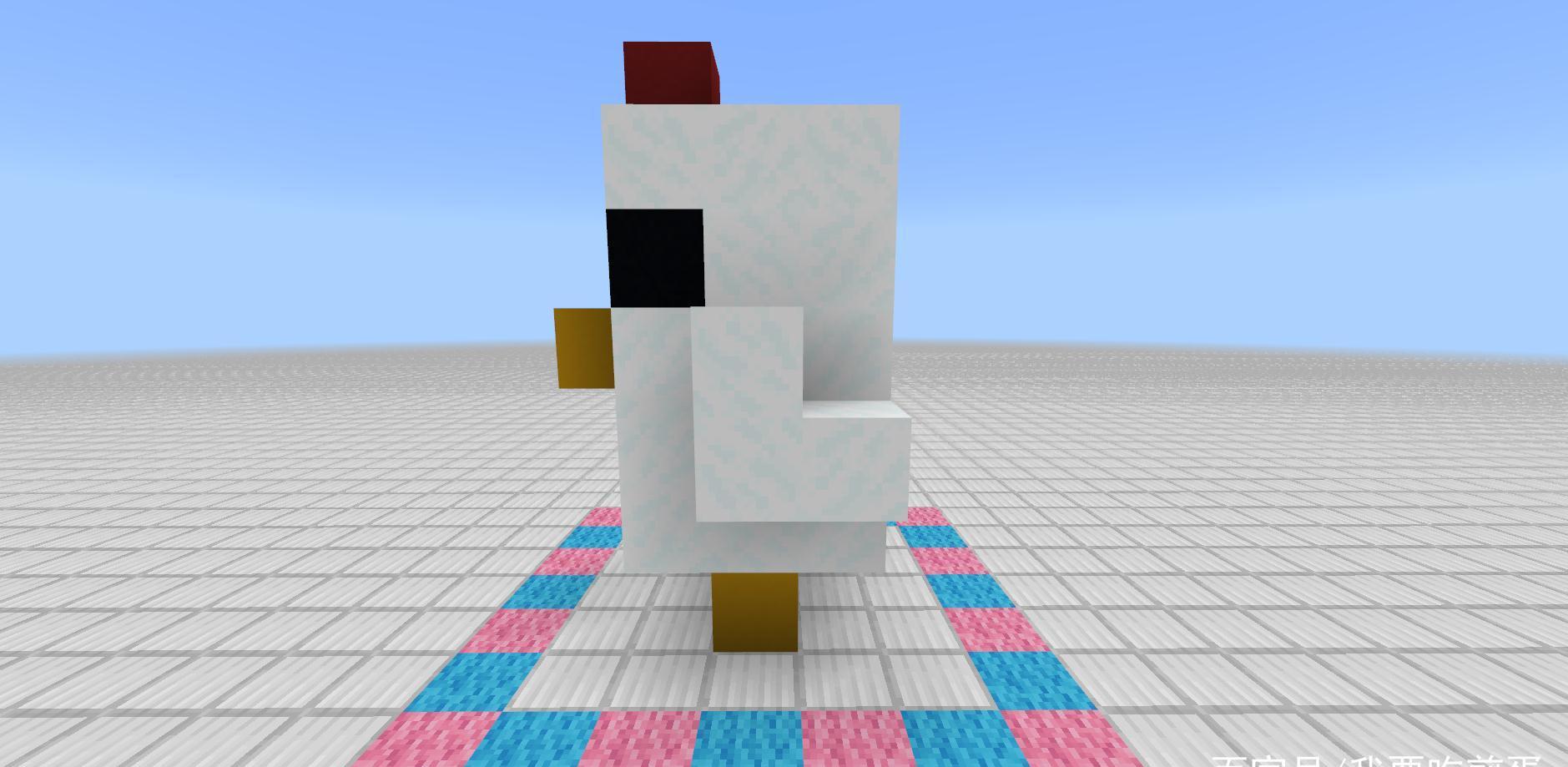 我的世界小小鸡雕像