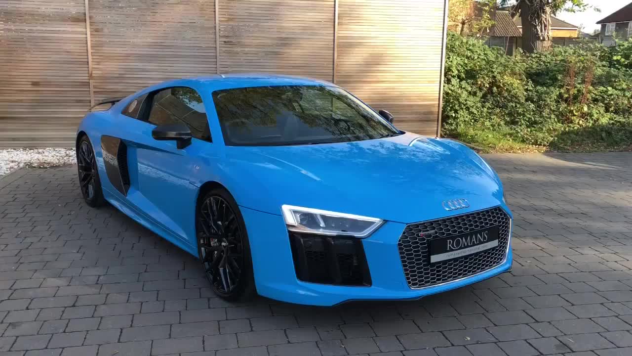 2017款 奥迪 r8 v10 plus 海岸蓝