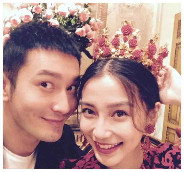 结婚五周年无互动被猜测婚变黄晓明送baby昂贵情侣戒有力辟谣