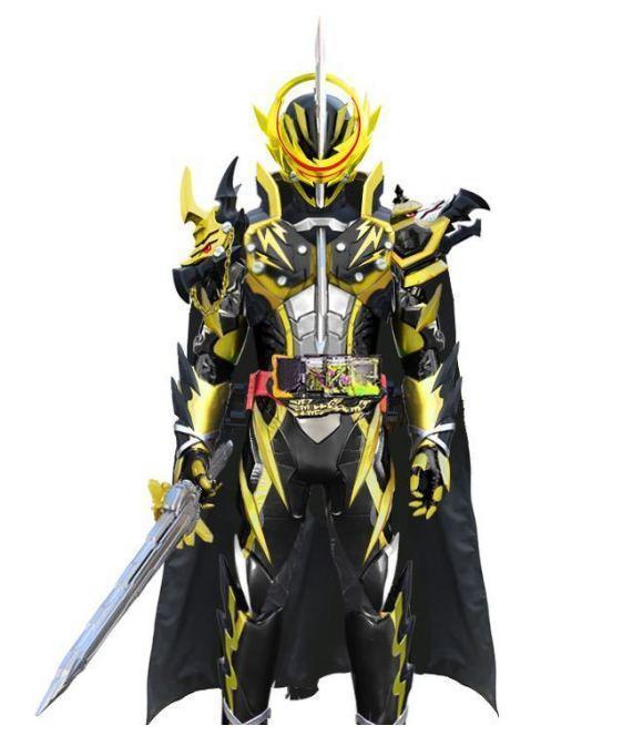 假面骑士圣刃粉丝自制新形态暗黑刀剑极为瞩目崇皇圣刃亮了