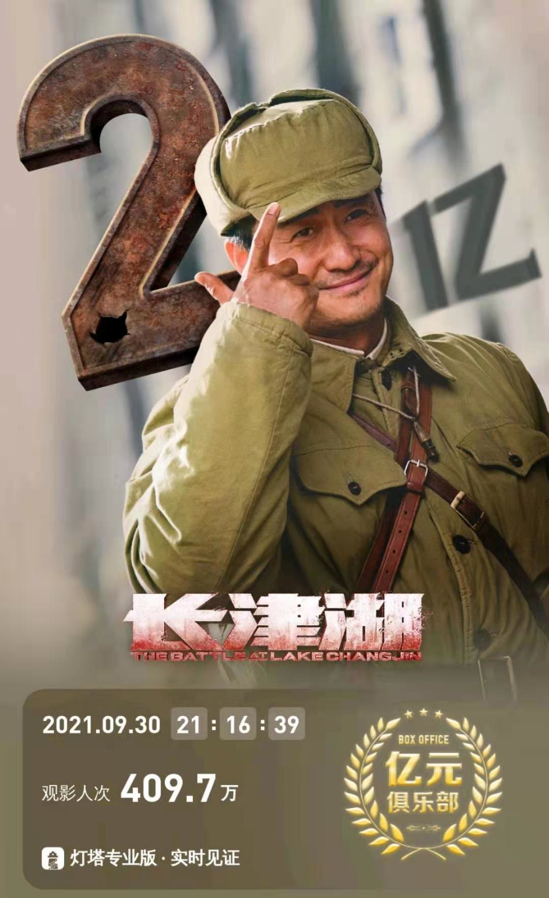 吴京易烊千玺主演的《长津湖》预售破亿后，首映票房就突破2亿休闲区蓝鸢梦想 - Www.slyday.coM