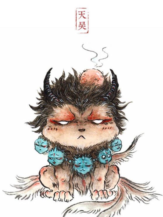 山海经里的萌兽这也太可爱了