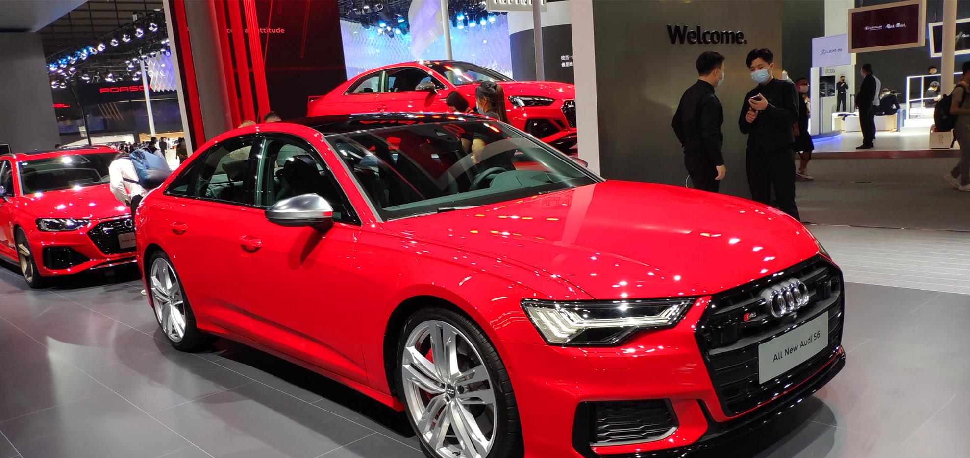 6缸配全时四驱,新款奥迪s6实车,家用赛道两不误