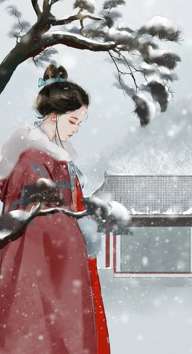 古风人物壁纸:相思相见知何日,此时此夜难为情