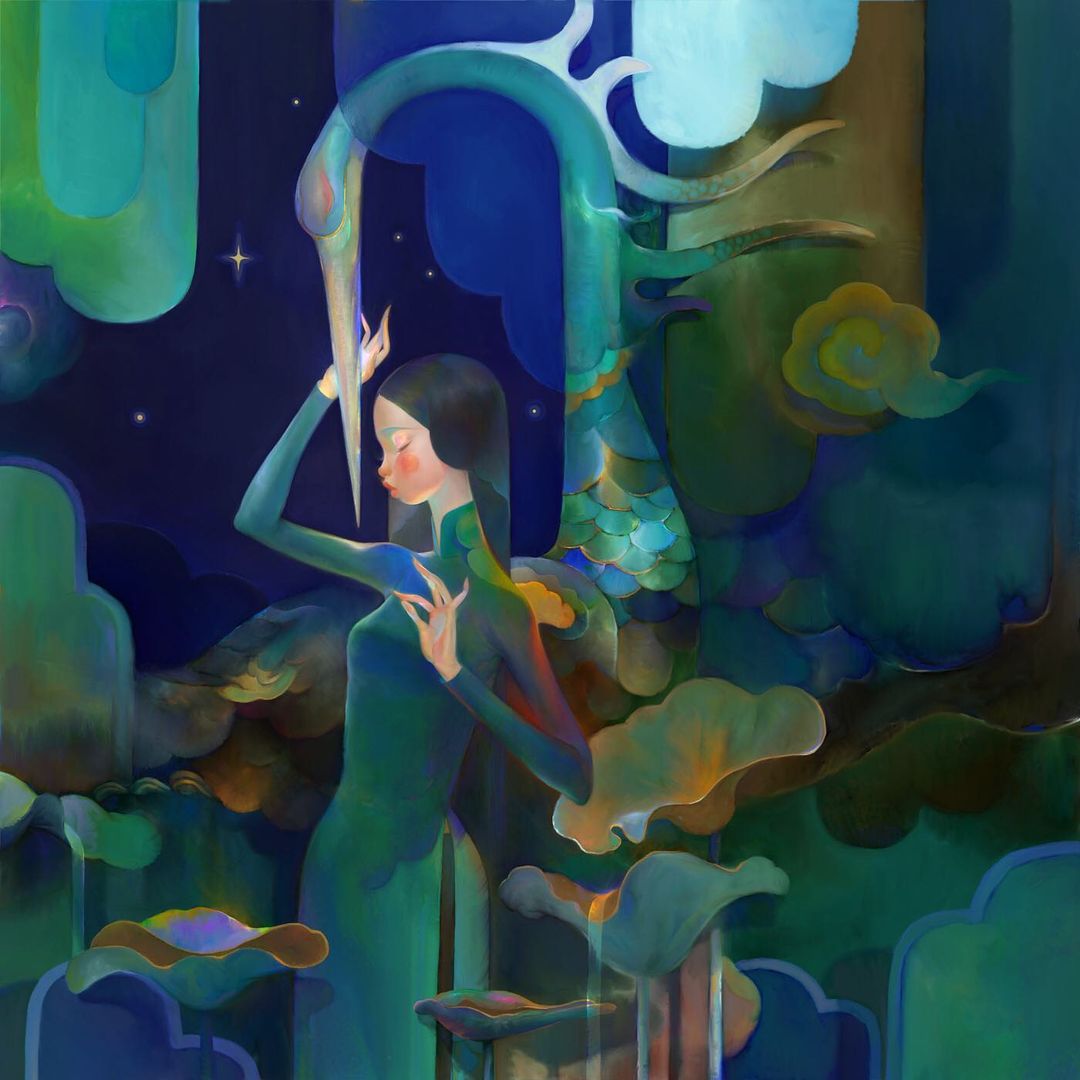 空灵的美图,艺术家将越南传统文化和超现实幻境完美融合