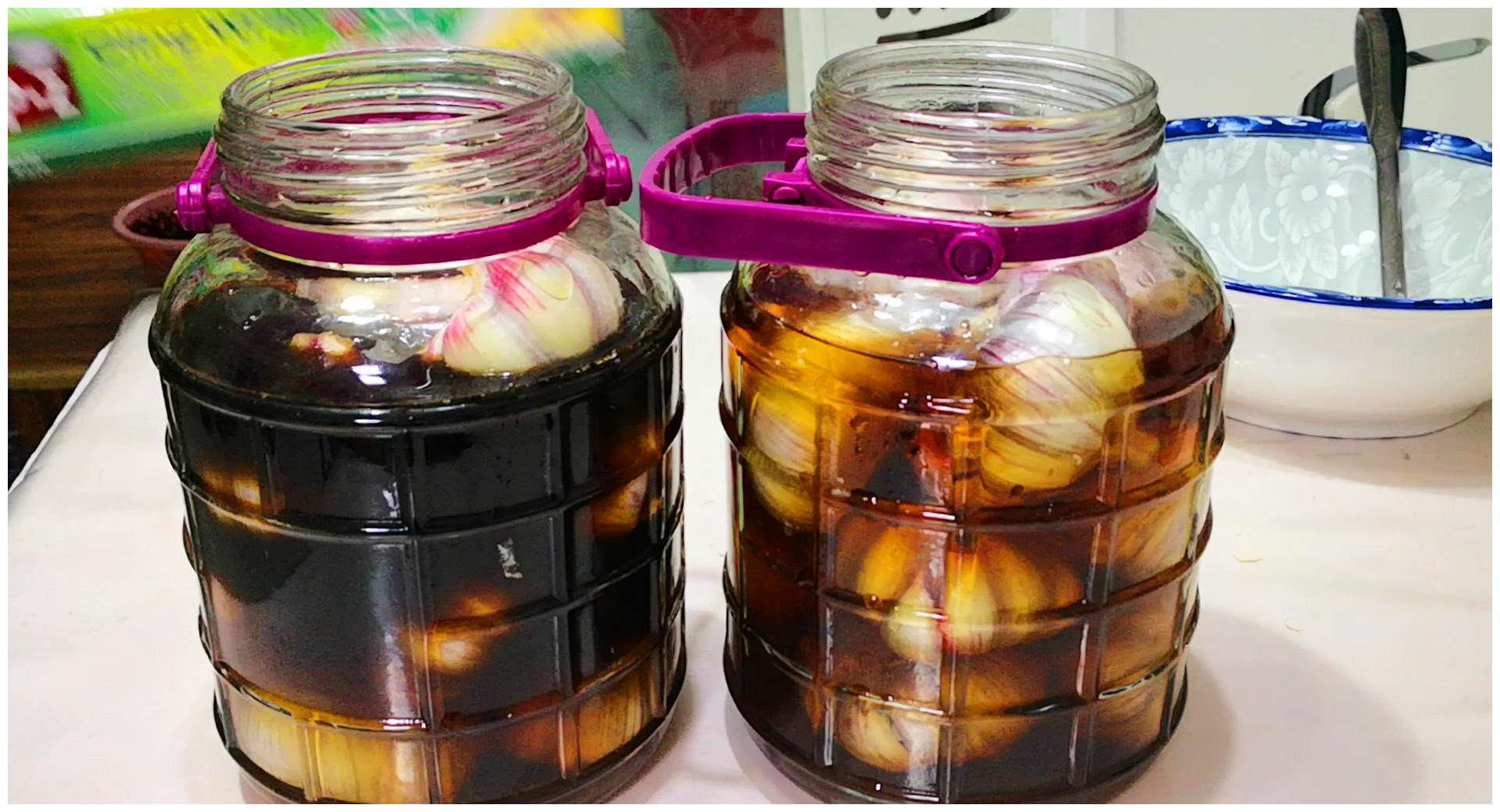 夏天腌糖醋蒜,最忌直接加醋腌,多加1步,糖蒜又脆又甜还不易坏