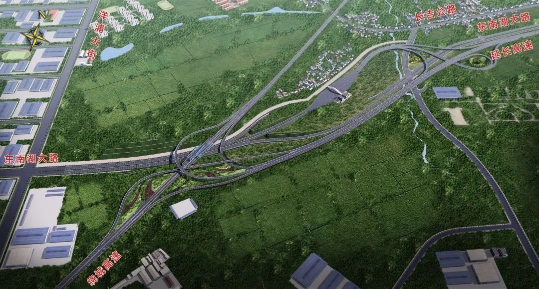 工程效果图本工程是连接长春市主城区与莲花山的重要交通通道,对