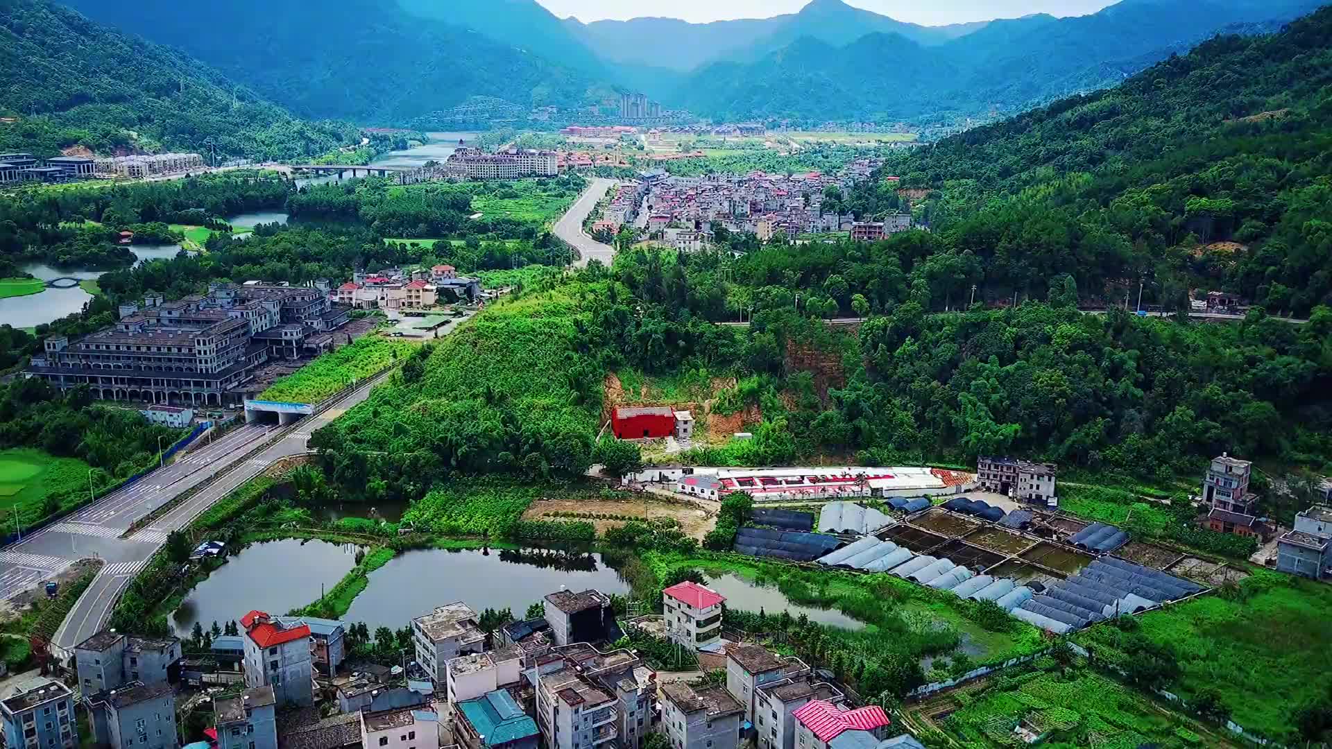 用无人机不同视角航拍福州连江县贵安,带你观看不一样的风景!